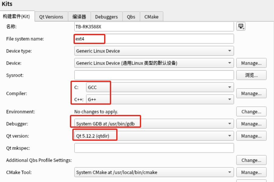 qt-kit-setting